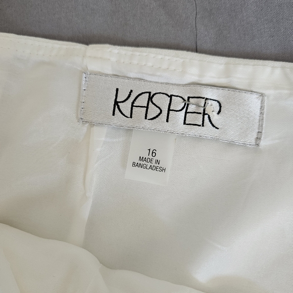 KASPER 🤍 white/cream SKIRT✨️🤍 boss lady look✨️🤍 - Picture 8 of 8